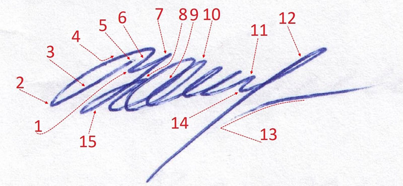 Исследование почерка и подписи